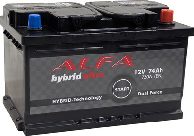 Автомобильный аккумулятор, Hybrid R+ низк. 720А / 6CT-74R
Автомобильный аккумулятор, Hybrid R+ низк. 720А / 6CT-74R