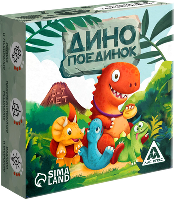 Развивающая игра, Динопоединок / 10864456
Развивающая игра, Динопоединок / 10864456