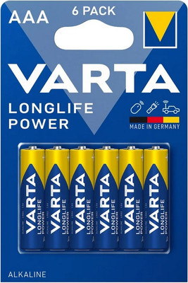 Комплект батареек, Longlife Power AAA / V04903121436
Комплект батареек, Longlife Power AAA / V04903121436