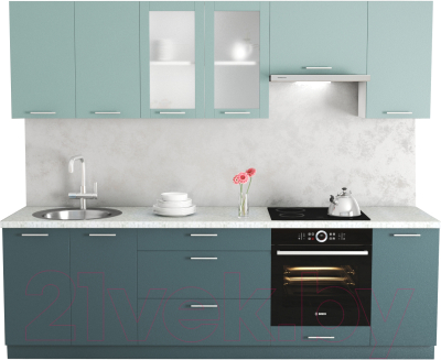 Готовая кухня Хоум Лайн, Адель 2.6 
Готовая кухня Хоум Лайн, Адель 2.6