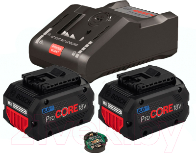 Набор аккумуляторов для электроинструмента Bosch, ProCORE18V с зарядным GAL 18V-160 C
Набор аккумуляторов для электроинструмента Bosch, ProCORE18V с зарядным GAL 18V-160 C