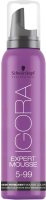 Тонирующий мусс для волос Schwarzkopf Professional, Igora Expert Mousse Semi-Permanent Mousse Color 5-99
Тонирующий мусс для волос Schwarzkopf Professional, Igora Expert Mousse Semi-Permanent Mousse Color 5-99