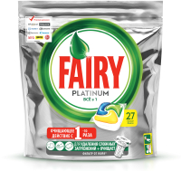 Капсулы для посудомоечных машин Fairy, Platinum All in One Лимон