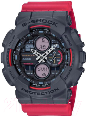 Часы наручные мужские Casio, GA-140-4AER 
Часы наручные мужские Casio, GA-140-4AER