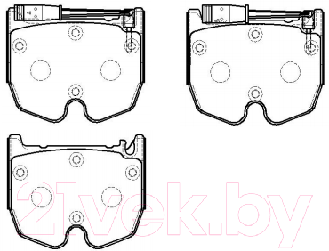 Тормозные колодки HSB, HP9711
Тормозные колодки HSB, HP9711
