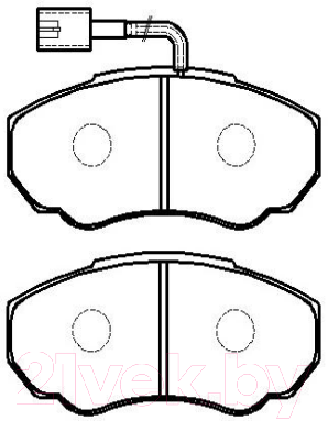 Тормозные колодки HSB, HP9591
Тормозные колодки HSB, HP9591