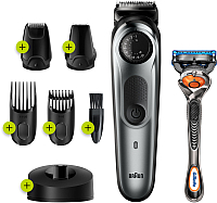 Машинка для стрижки волос Braun, BT7240 с бритвой Fusion ProGlide + 2 кассеты + чехол
Машинка для стрижки волос Braun, BT7240 с бритвой Fusion ProGlide + 2 кассеты + чехол