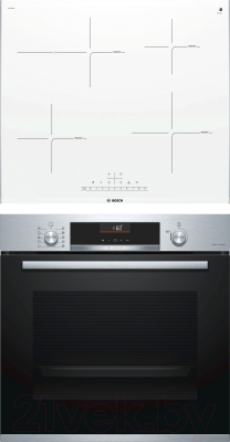 Комплект встраиваемой техники Bosch, HBG5360S0R + PIF672FB1E
Комплект встраиваемой техники Bosch, HBG5360S0R + PIF672FB1E