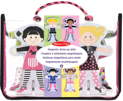 Развивающий игровой набор Melissa & Doug, Деревянные куклы с магнитами для наряжания / 14943
Развивающий игровой набор Melissa & Doug, Деревянные куклы с магнитами для наряжания / 14943