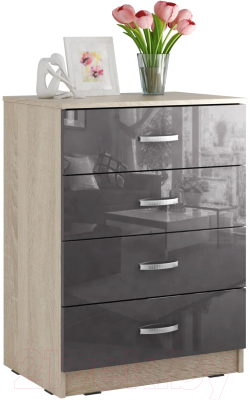 Комод MFMaster, Милан-018 / МСТ-КДМ-18-СС-ГЛ 
Комод MFMaster, Милан-018 / МСТ-КДМ-18-СС-ГЛ