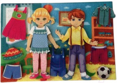 Развивающий игровой набор Lip Lip, Веселые липучки. Одень девочку и мальчика / LIP1160
Развивающий игровой набор Lip Lip, Веселые липучки. Одень девочку и мальчика / LIP1160