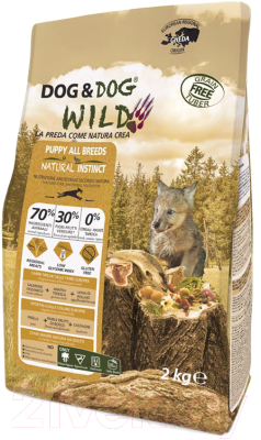 Корм для собак Gheda Petfood, Dog&Dog Wild Natural Instinct Puppy со свининой, уткой и лососем
Корм для собак Gheda Petfood, Dog&Dog Wild Natural Instinct Puppy со свининой, уткой и лососем