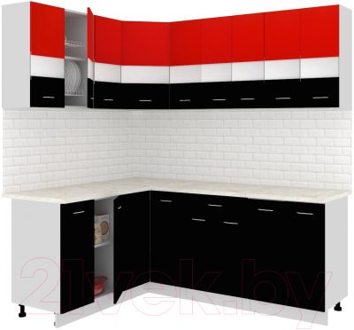 Готовая кухня Кортекс-мебель, Корнелия Экстра 1.5x2.1м
Готовая кухня Кортекс-мебель, Корнелия Экстра 1.5x2.1м
