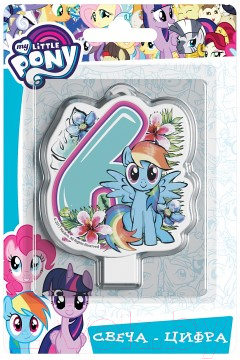 Свеча для торта Росмэн, Мой маленький пони №6 / 33023
Свеча для торта Росмэн, Мой маленький пони №6 / 33023