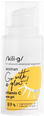 Гель для век Kilig, Woman для нежной кожи вокруг глаз с витамином С
Гель для век Kilig, Woman для нежной кожи вокруг глаз с витамином С