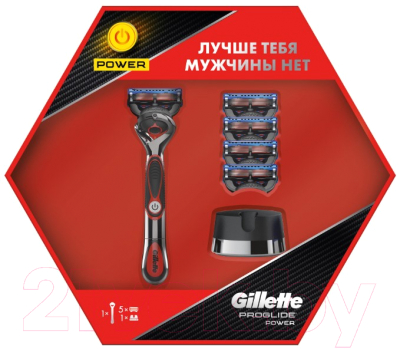 Набор для бритья Gillette, Fusion ProGlide Power+1 кассета+питание+4 кассеты ProGlide Power
Набор для бритья Gillette, Fusion ProGlide Power+1 кассета+питание+4 кассеты ProGlide Power