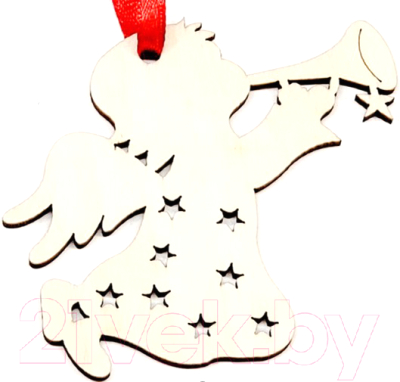 Елочная игрушка Woodstrong, Бежевый, 2856 
Елочная игрушка Woodstrong, Бежевый, 2856