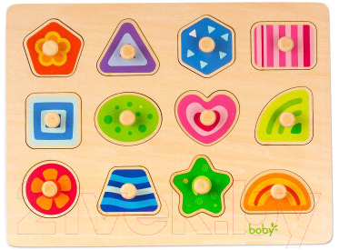 Развивающая игрушка Boby, Пазл-вкладыш. Фигурки / BB0218
Развивающая игрушка Boby, Пазл-вкладыш. Фигурки / BB0218