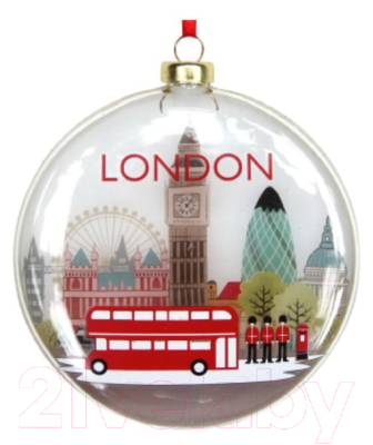 Шар новогодний Gisela Graham, Прозрачный;с рисунком, Limited London Christmas Лондон / 13556
Шар новогодний Gisela Graham, Прозрачный;с рисунком, Limited London Christmas Лондон / 13556