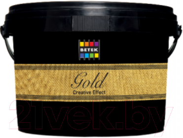 Краска Betek, Прозрачный, Gold V101 для наружных и внутренних работ с эффектом золота 
Краска Betek, Прозрачный, Gold V101 для наружных и внутренних работ с эффектом золота