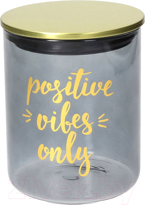 Емкость для хранения Tognana, Dolce Casa Dorado Positive vibes only / DE5BAD15632
Емкость для хранения Tognana, Dolce Casa Dorado Positive vibes only / DE5BAD15632