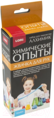 Набор для опытов Lori, Химические опыты. Жвачка для рук / Оп-051
Набор для опытов Lori, Химические опыты. Жвачка для рук / Оп-051