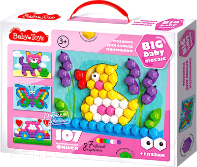 Развивающая игра Десятое королевство, Мозаика для самых маленьких Утенок / 02518 
Развивающая игра Десятое королевство, Мозаика для самых маленьких Утенок / 02518