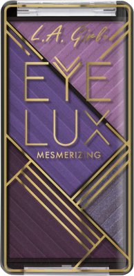 Палетка теней для век L.A.Girl, Розовый;фиолетовый;бордовый, EyeLux Mesmerizing Eyeshadow-Glamorize GES474
Палетка теней для век L.A.Girl, Розовый;фиолетовый;бордовый, EyeLux Mesmerizing Eyeshadow-Glamorize GES474