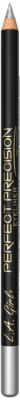 Карандаш для глаз L.A.Girl, Серебристый, Perfect Precision Eyeliner Metallic Silver GP707
Карандаш для глаз L.A.Girl, Серебристый, Perfect Precision Eyeliner Metallic Silver GP707