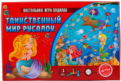 Настольная игра РЫЖИЙ КОТ, Таинственный мир русалок / ИН-4834 
Настольная игра РЫЖИЙ КОТ, Таинственный мир русалок / ИН-4834