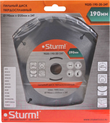 Пильный диск Sturm!, S-060444
Пильный диск Sturm!, S-060444