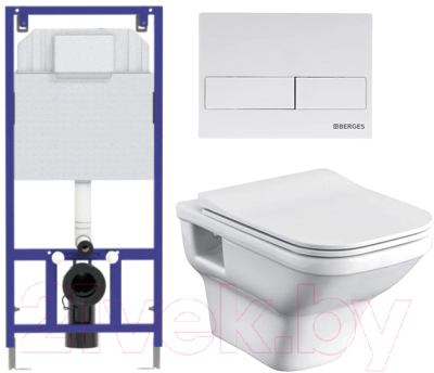 Унитаз подвесной с инсталляцией Santek, Лайн 1WH501574 + Novum 525 040000 + L4 040014
Унитаз подвесной с инсталляцией Santek, Лайн 1WH501574 + Novum 525 040000 + L4 040014