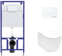 Унитаз подвесной с инсталляцией Aquanet, Cetus-W 211908 + Novum 525 040000 + L1 040011
Унитаз подвесной с инсталляцией Aquanet, Cetus-W 211908 + Novum 525 040000 + L1 040011