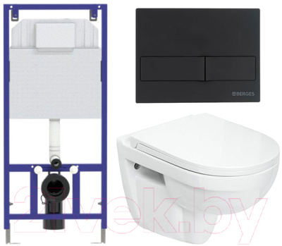 Унитаз подвесной с инсталляцией Sanita Luxe, Best SL DM BSTSLWH0104 + 525 040000 + L5 040015
Унитаз подвесной с инсталляцией Sanita Luxe, Best SL DM BSTSLWH0104 + 525 040000 + L5 040015