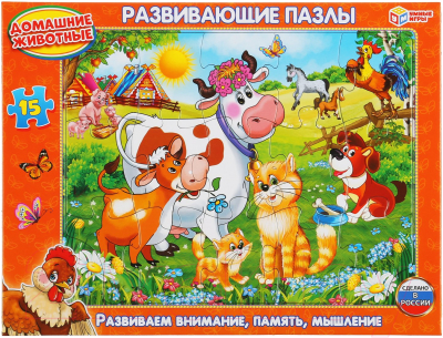 Пазл Умные игры, Домашние животные / 4690590102121
Пазл Умные игры, Домашние животные / 4690590102121