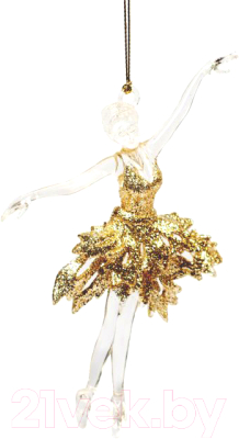 Елочная игрушка Феникс-Презент, Золотистый;прозрачный, Балерина в золотом / 79373
Елочная игрушка Феникс-Презент, Золотистый;прозрачный, Балерина в золотом / 79373