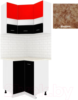 Комплект кухонных модулей Кортекс-мебель, Корнелия Экстра угловой 
Комплект кухонных модулей Кортекс-мебель, Корнелия Экстра угловой