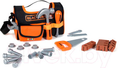 Набор инструментов игрушечный Smoby, Black & Decker Сумка инструментов / 360142
Набор инструментов игрушечный Smoby, Black & Decker Сумка инструментов / 360142