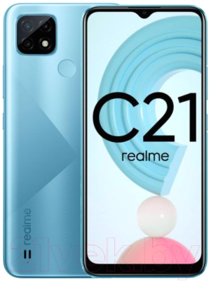 Смартфон Realme, C21 3/32GB / RMX3201 (голубой)
Смартфон Realme, C21 3/32GB / RMX3201 (голубой)