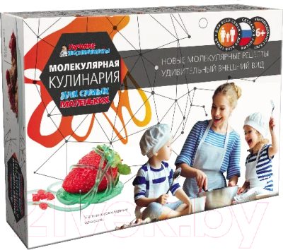 Набор для опытов Лучшие эксперименты, Молекулярная кулинария для самых маленьких / NT-Х068
Набор для опытов Лучшие эксперименты, Молекулярная кулинария для самых маленьких / NT-Х068