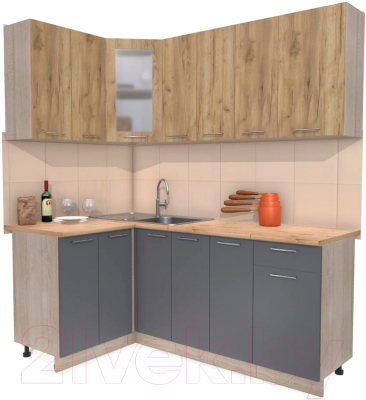 Готовая кухня Интерлиния, Мила 12x19
Готовая кухня Интерлиния, Мила 12x19