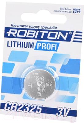 Батарейка Robiton, Profi R-CR2325-BL1 / БЛ14629
Батарейка Robiton, Profi R-CR2325-BL1 / БЛ14629