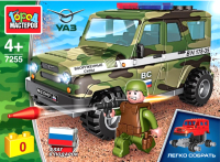 Конструктор Город мастеров, UAZ Hunter военный / SB-7255 
Конструктор Город мастеров, UAZ Hunter военный / SB-7255