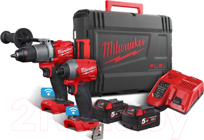Аккумуляторная дрель-шуруповерт Milwaukee, M18 ONEPP2A2-502X Fuel One-Key / 4933464529
Аккумуляторная дрель-шуруповерт Milwaukee, M18 ONEPP2A2-502X Fuel One-Key / 4933464529
