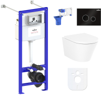 Унитаз подвесной с инсталляцией Lavinia Boho, Relfix Biore Rimless 87050192
Унитаз подвесной с инсталляцией Lavinia Boho, Relfix Biore Rimless 87050192