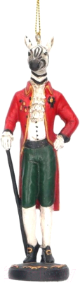 Елочная игрушка Gisela Graham, Белый;зеленый;красный, Limited Arts & Crafts Зебра в костюме / 16646-2
Елочная игрушка Gisela Graham, Белый;зеленый;красный, Limited Arts & Crafts Зебра в костюме / 16646-2