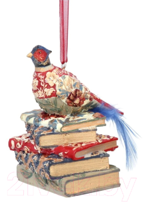 Елочная игрушка Gisela Graham, Разноцветный, Limited Arts & Crafts. Птица с синим хвостом на книгах / 11427-1
Елочная игрушка Gisela Graham, Разноцветный, Limited Arts & Crafts. Птица с синим хвостом на книгах / 11427-1