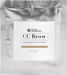 Краска для бровей Lucas Cosmetics, Брюнет/шатен (коричневый);русый (серый/тауп), CC Brow Хна в саше
Краска для бровей Lucas Cosmetics, Брюнет/шатен (коричневый);русый (серый/тауп), CC Brow Хна в саше