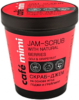 Скраб для тела Cafe mimi, Джем на основе ягод годжи и грейпфрут
Скраб для тела Cafe mimi, Джем на основе ягод годжи и грейпфрут