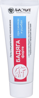 Гель для тела, Бадяга Форте специальноного назначения
Гель для тела, Бадяга Форте специальноного назначения
